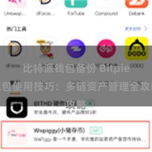 比特派钱包备份 Bitpie钱包使用技巧：多链资产管理全攻略