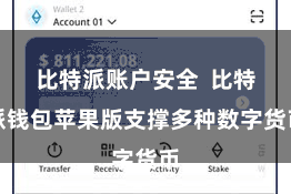 比特派账户安全  比特派钱包苹果版支撑多种数字货币